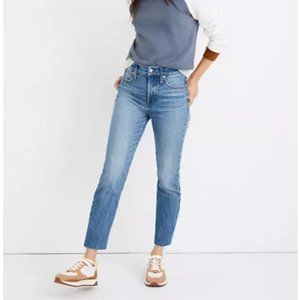 Madewell The Perfect Vintage Jean in Enmore Wash: Raw-Hem Edition, Size 28